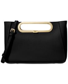 MICHAEL Michael Kors Chelsea Large Leather Convertible Clutch - Macys at Macys